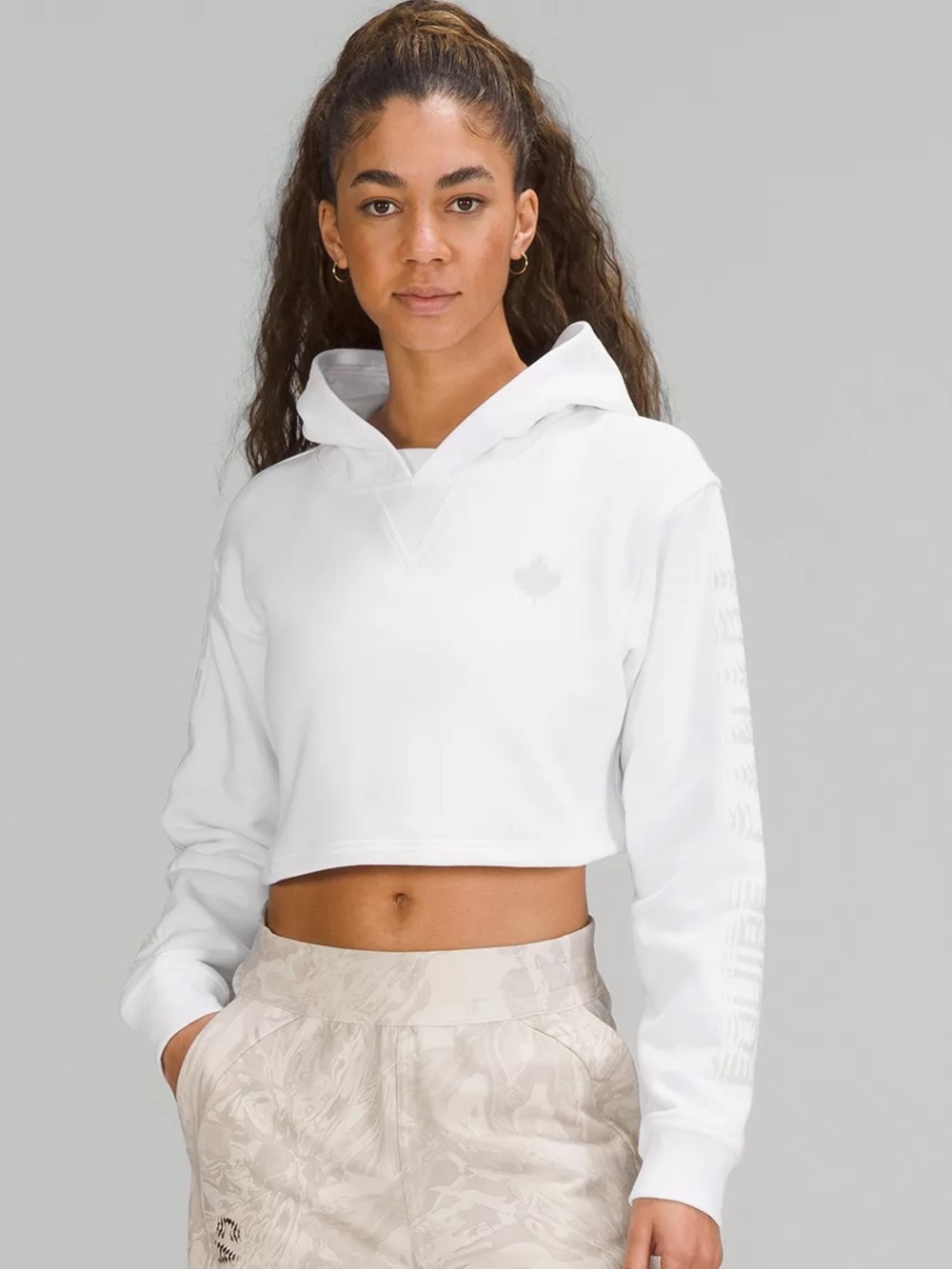Lululemon Team Canada All Yours Cropped Hoodie